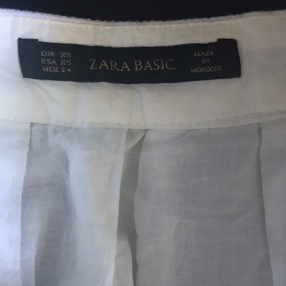 White Linen Zara Skirt - Picture 2 of 4